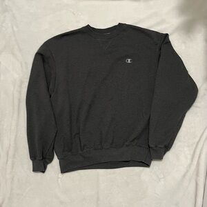 Champion Men's Dark Gray Crewneck Sweater